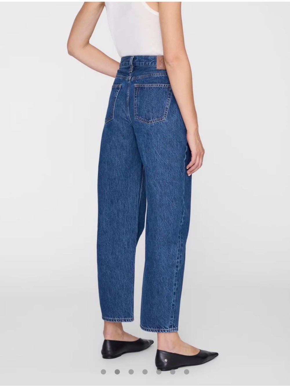 Anine Bing Fritz Jean 28” in Clean Indigo - Picture 3 of 5